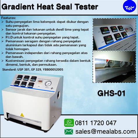 Five points Heat Seal Tester exporters|GHS.